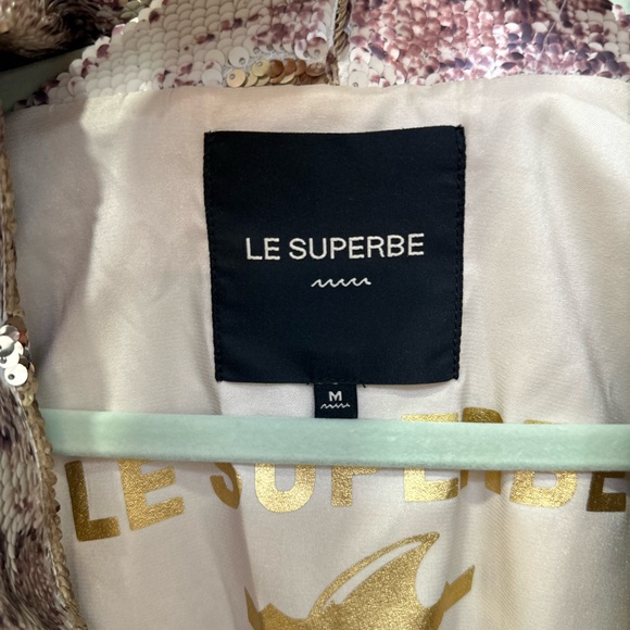 Le Superbee sequins snake print blazer. - Picture 4 of 4